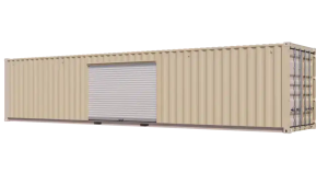 40ft Storage Container w/ Roll-Up Doors