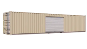40ft Storage Container w/ Roll-Up Doors