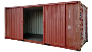 20ft Used Storage Container w/ Barn Doors