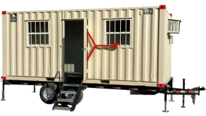 20ft New Mobile Office Container on Trailer
