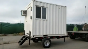 10ft Mobile Office Container w/ Trailer